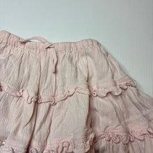 Load image into Gallery viewer, Girls Country Road, lined crinkle cotton skirt, elasticated, GUC, size 3,  