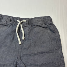 Load image into Gallery viewer, Boys Anko, blue cotton shorts, elasticated, GUC, size 6,  