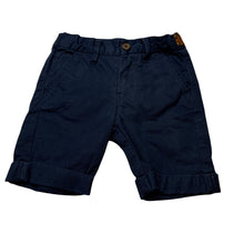 Load image into Gallery viewer, Boys RAISED BY THE DESERT, navy cotton shorts, adjustable, EUC, size 2,  