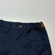 Load image into Gallery viewer, Boys RAISED BY THE DESERT, navy cotton shorts, adjustable, EUC, size 2,  