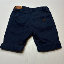 Load image into Gallery viewer, Boys RAISED BY THE DESERT, navy cotton shorts, adjustable, EUC, size 2,  