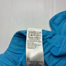 Load image into Gallery viewer, Girls M&amp;S, turquoise cotton shorts, elasticated, EUC, size 7,  