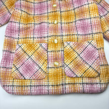 Load image into Gallery viewer, Womens GHANDA, plaid jacket / coat, L: 68cm, armpit to armpit: 50cm, shoulder to cuff: 50cm, GUC, size XS,  