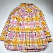 Load image into Gallery viewer, Womens GHANDA, plaid jacket / coat, L: 68cm, armpit to armpit: 50cm, shoulder to cuff: 50cm, GUC, size XS,  