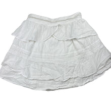 Load image into Gallery viewer, Girls SCOTCH &amp; SODA, white lightweight cotton skirt, elasticated, GUC, size 14,  