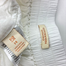 Load image into Gallery viewer, Girls SCOTCH &amp; SODA, white lightweight cotton skirt, elasticated, GUC, size 14,  