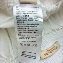 Load image into Gallery viewer, Girls SCOTCH &amp; SODA, white lightweight cotton skirt, elasticated, GUC, size 14,  