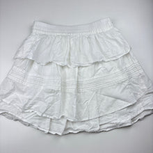 Load image into Gallery viewer, Girls SCOTCH &amp; SODA, white lightweight cotton skirt, elasticated, GUC, size 14,  