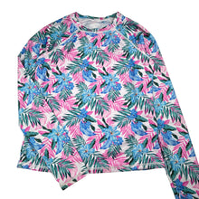 Load image into Gallery viewer, Girls Piping Hot, long sleeve rashie / swim top, pilling on sleeves, FUC, size 14,  