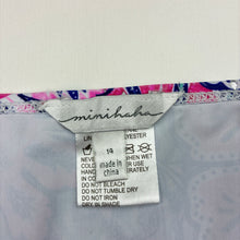 Load image into Gallery viewer, Girls Minihaha, colourful floral swim bottoms, EUC, size 14,  