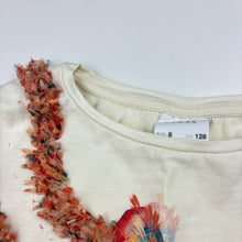 Load image into Gallery viewer, Girls Zara, cotton long sleeve tee / top, butterflies, FUC, size 8,  