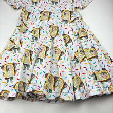 Load image into Gallery viewer, Girls Cheeky Chickadee, koala fairybread twirl dress, EUC, size 7, L: 67cm