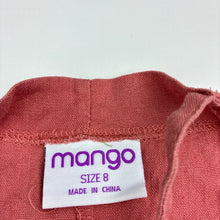 Load image into Gallery viewer, Girls Mango, linen/viscose summer playsuit, GUC, size 8,  
