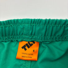 Load image into Gallery viewer, Boys Tilt, lightweight board shorts, elasticated, GUC, size 6,  