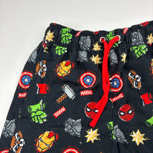 Load image into Gallery viewer, Boys Marvel, lightweight board shorts, elasticated, FUC, size 6,  