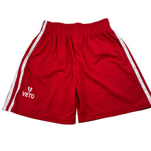 Load image into Gallery viewer, Boys VETO, red sports / activewear shorts, elasticated, FUC, size 8,  