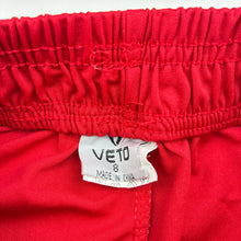 Load image into Gallery viewer, Boys VETO, red sports / activewear shorts, elasticated, FUC, size 8,  