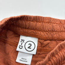 Load image into Gallery viewer, Boys KID, lightweight cotton shorts, elasticated, FUC, size 2,  