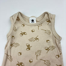 Load image into Gallery viewer, Unisex Dymples, organic cotton singletsuit romper, EUC, size 00,  