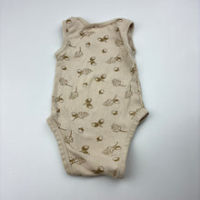 Load image into Gallery viewer, Unisex Dymples, organic cotton singletsuit romper, EUC, size 00,  
