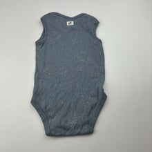 Load image into Gallery viewer, Unisex Anko, blue cotton singletsuit romper, GUC, size 00,  