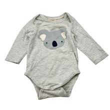 Load image into Gallery viewer, Unisex Sprout, stretchy bodysuit / romper, koala, GUC, size 000,  
