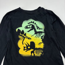 Load image into Gallery viewer, Boys Anko, black cotton long sleeve top, dinosaurs, GUC, size 3,  