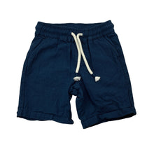 Load image into Gallery viewer, Boys MAC + Ellie, navy cotton shorts, elasticated, EUC, size 3,  