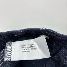 Load image into Gallery viewer, Boys MAC + Ellie, navy &amp; white spot stretch cotton shorts, adjustable, GUC, size 3,  