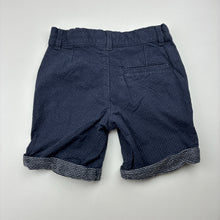 Load image into Gallery viewer, Boys MAC + Ellie, navy &amp; white spot stretch cotton shorts, adjustable, GUC, size 3,  