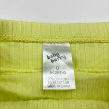 Load image into Gallery viewer, Girls Baby Berry, ribbed shorts / skirt, elasticated, GUC, size 0,  