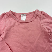 Load image into Gallery viewer, Girls H&amp;M, organic cotton long sleeve top, GUC, size 000,  