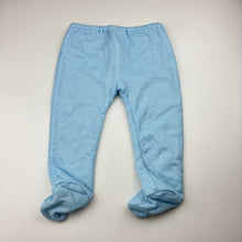 Load image into Gallery viewer, Unisex vintage, footed leggings / bottoms, elasticated, EUC, size 0,  