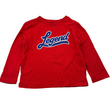 Load image into Gallery viewer, Boys Anko, red cotton long sleeve tee / top, EUC, size 3,  