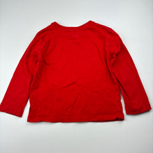 Load image into Gallery viewer, Boys Anko, red cotton long sleeve tee / top, EUC, size 3,  