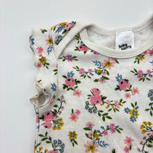 Load image into Gallery viewer, Girls Baby Berry, floral cotton bodysuit / romper, GUC, size 00,  