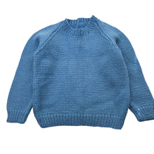 Load image into Gallery viewer, Unisex hand made, knitted sweater / jumper, armpit to armpit: 27cm, armpit to cuff: 23cm, GUC, size 00-0,  
