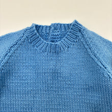 Load image into Gallery viewer, Unisex hand made, knitted sweater / jumper, armpit to armpit: 27cm, armpit to cuff: 23cm, GUC, size 00-0,  