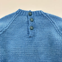 Load image into Gallery viewer, Unisex hand made, knitted sweater / jumper, armpit to armpit: 27cm, armpit to cuff: 23cm, GUC, size 00-0,  