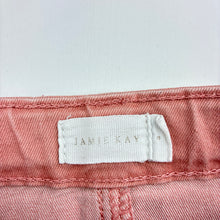 Load image into Gallery viewer, Girls JAMIE KAY, pink stretch denim skirt, adjustable, L: 24cm, FUC, size 1,  