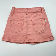 Load image into Gallery viewer, Girls JAMIE KAY, pink stretch denim skirt, adjustable, L: 24cm, FUC, size 1,  