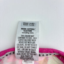 Load image into Gallery viewer, Girls Bonds, colourful floral zip wondersuit / zippy / romper, FUC, size 0,  