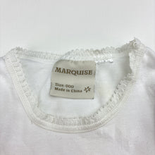 Load image into Gallery viewer, Unisex Marquise, cotton bodysuit / romper, teddy bear, FUC, size 000,  