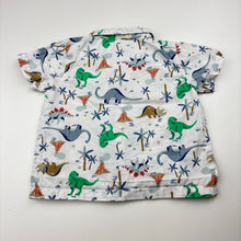 Load image into Gallery viewer, Boys Target, lightweight cotton short sleeve shirt, dinosaurs, GUC, size 0,  