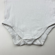 Load image into Gallery viewer, Unisex Target, white cotton bodysuit / romper, GUC, size 1,  