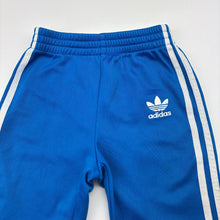 Load image into Gallery viewer, Boys Adidas, blue track pants, elasticated, FUC, size 6 months,  