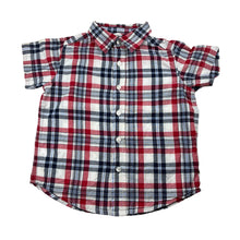 Load image into Gallery viewer, Boys The Place, checked lightweight cotton short sleeve shirt, FUC, size 2,  