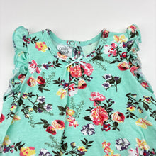 Load image into Gallery viewer, Girls Ollie's Place, stretchy floral romper, FUC, size 000,  