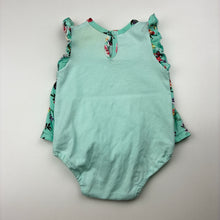 Load image into Gallery viewer, Girls Ollie's Place, stretchy floral romper, FUC, size 000,  