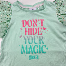 Load image into Gallery viewer, Girls WICKED, cotton tee / top, sequins, FUC, size 2,  